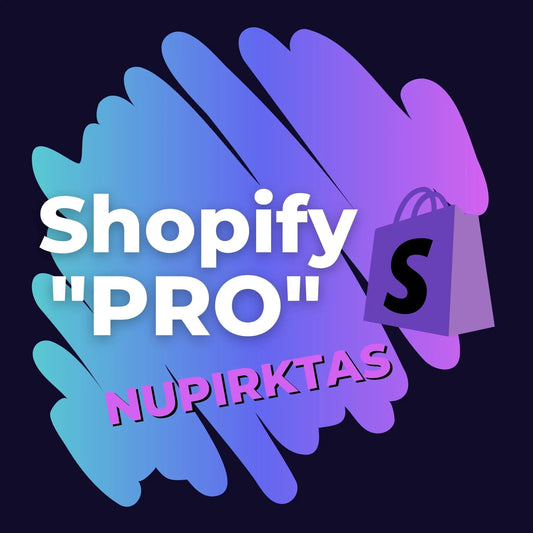 mokamas internetines shopify parduotuves valdymo kursas